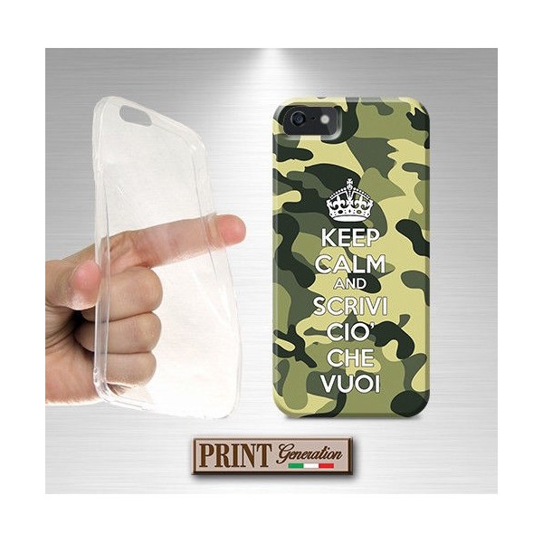 Cover Personalizzata - KEEP CALM CAMOUFLAGE - Asus
