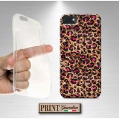 Cover stampata CHIC LEOPARDATA effetto glitter Honor