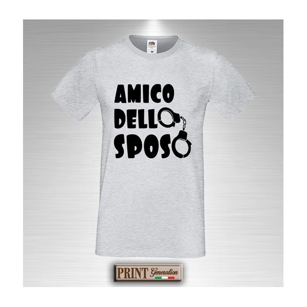 T-Shirt - SPOSO CON AMICO ARRESTATI - Addio al Celibato