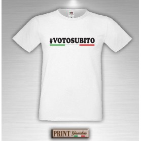 T-Shirt - VOTO SUBITO - Idea regalo - Elezioni