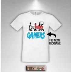 T-Shirt - YOUTUBER - Nome personalizzato