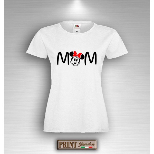 T-Shirt - MOM TOPOLINA - Idea regalo - Festa della Mamma