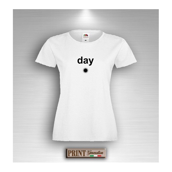 T-Shirt - NIGHT AND DAY - San Valentino - Idea regalo - Coppia