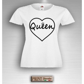 T-Shirt - QUEEN CUORE - Idea regalo