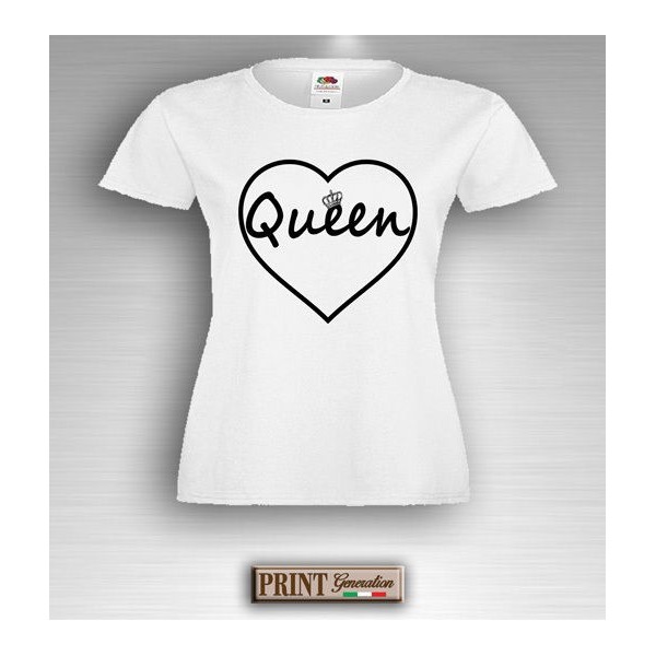 T-Shirt - QUEEN CUORE - Idea regalo