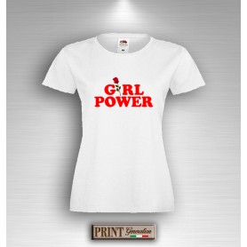 T-Shirt Girl Power Potere alle Donne