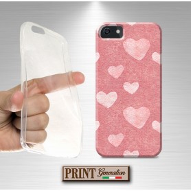 Cover stickers cuori rosa Samsung