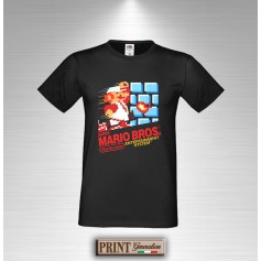 T-Shirt Uomo Super Mario Vintage