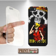 Cover One Piece Rufy teschio Samsung