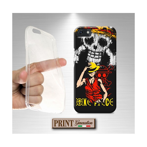 Cover One Piece Rufy teschio Huawei