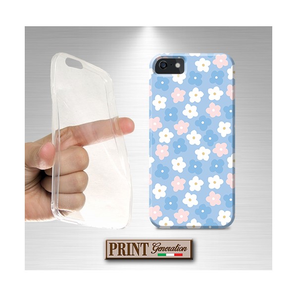 Cover Microfantasia rosa azzurro Samsung