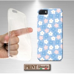 Cover Microfantasia rosa azzurro Samsung