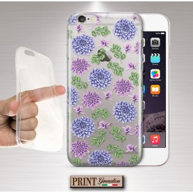 Cover Collage fiori blu Asus ZenFone