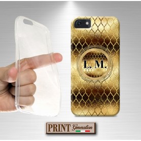 Cover Foglio oro iniziali Samsung