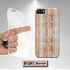 Cover stampata effetto Legno 5 Wiko