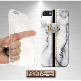 Cover Marmo bianco Huawei