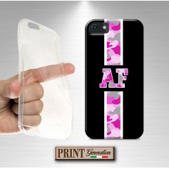 Cover Personalizzata comouflage mimetica rosa iPhone