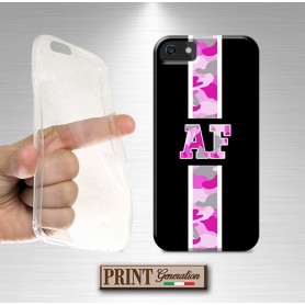 Cover Personalizzata comouflage mimetica rosa Wiko