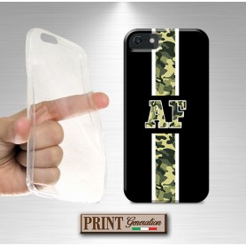 Cover Personalizzata mimetica camouflage verde militare Samsung