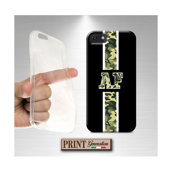 Cover Personalizzata mimetica camouflage verde militare Samsung