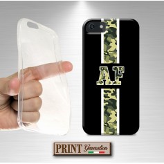 Cover Personalizzata mimetica camouflage verde militare Samsung