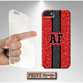 Cover Personalizzata monogramma rosso natalizio iPhone