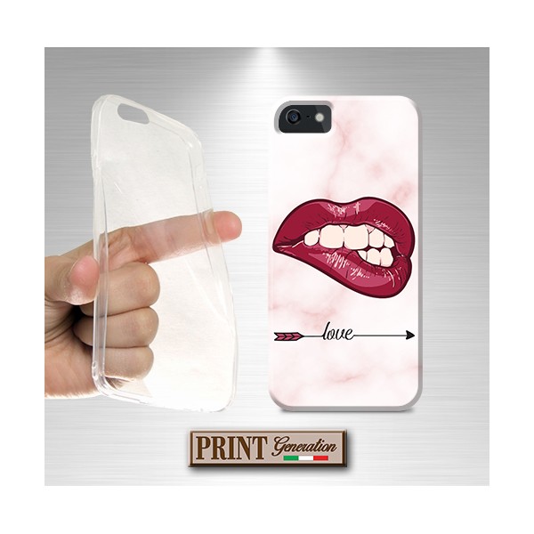 Cover Bocca scritte amore Huawei