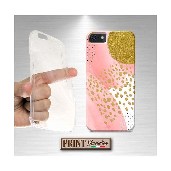 Cover Fiore dorato rosa iPhone