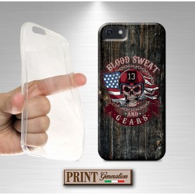 Cover America skull blood Samsung