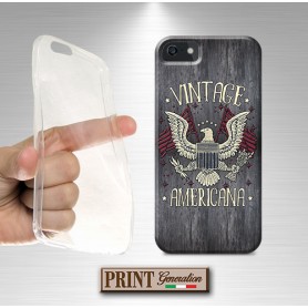 Cover Aquila vintage bandiera Samsung