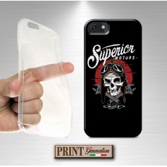 Cover Teschio motors casco superior iPhone