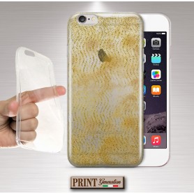 Cover trasparente effetto zebrato oro sfumato iPhone