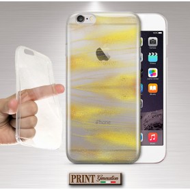 Cover trasparente sfumato oro e bronzo iPhone