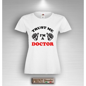 T-Shirt Evoluzione di una donna Idea Regalo Dottoressa Medico