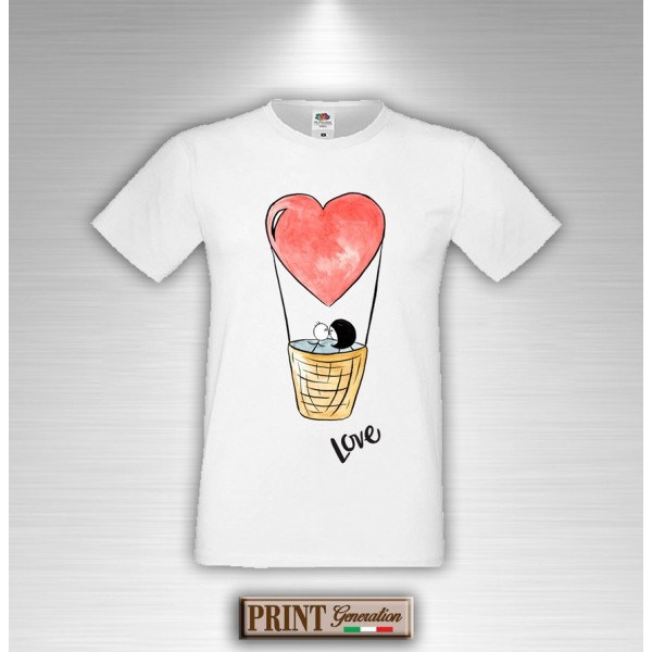 T-Shirt - MONGOLFIERA BACIO LOVE