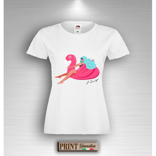 T-Shirt Donna - FLAMINGO