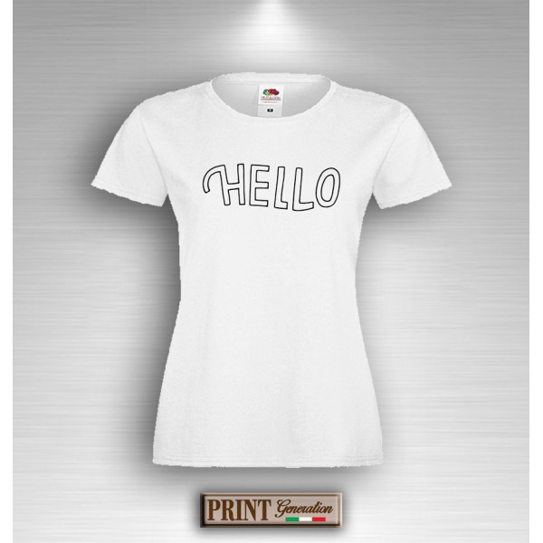 T-Shirt Donna - HELLO