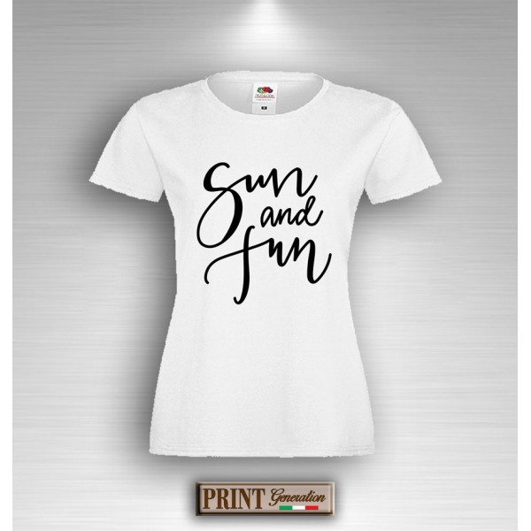 T-Shirt Donna - SUN AND FUN