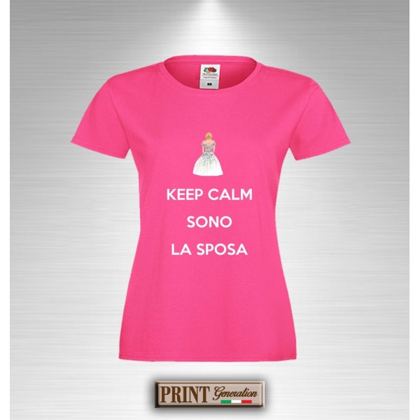 T-Shirt KEEP CALM SONO LA SPOSA