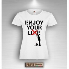 T-Shirt ENJOY YOUR LIE - BUGIA DIVERTENTE