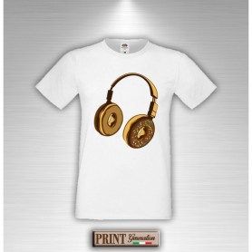 T-Shirt HEADPHONE DONUT - CUFFIE CIAMBELLA