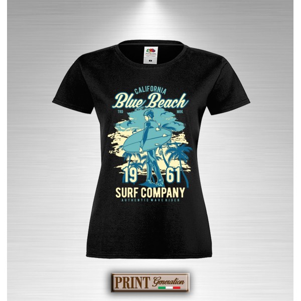 T-Shirt - BLUE BEACH - SPIAGGIA BLU