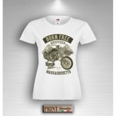 T-Shirt - BORN FREE CHOPPER - NATI LIBERI