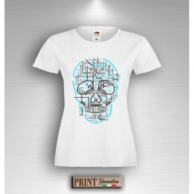 T-Shirt - ELECTRIC SKULL - TESCHIO ELETTRICO