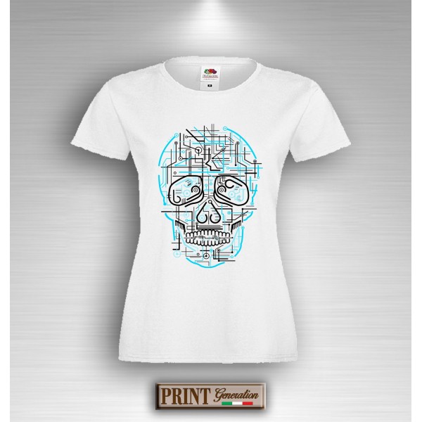 T-Shirt - ELECTRIC SKULL - TESCHIO ELETTRICO