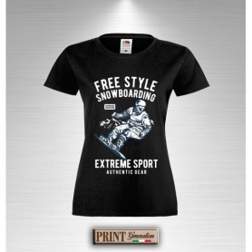 T-Shirt - FREE STYLE SNOWBOARDING