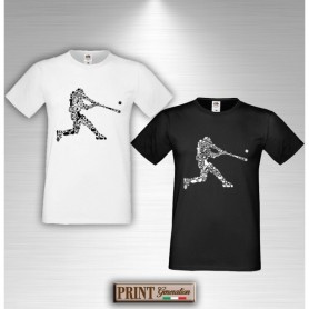 T-Shirt - BASEBALL PLAYER - GIOCATORE BASEBALL