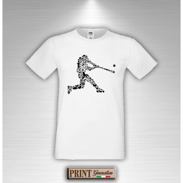 T-Shirt - BASEBALL PLAYER - GIOCATORE BASEBALL