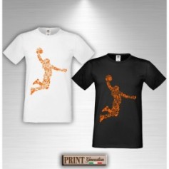 T-Shirt - BASKETBALL PLAYER ORANGE - GIOCATORE BASEBALL ARANCIONE