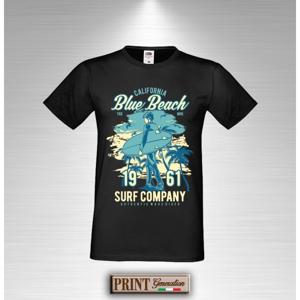 T-Shirt - BLUE BEACH - SPIAGGIA BLU